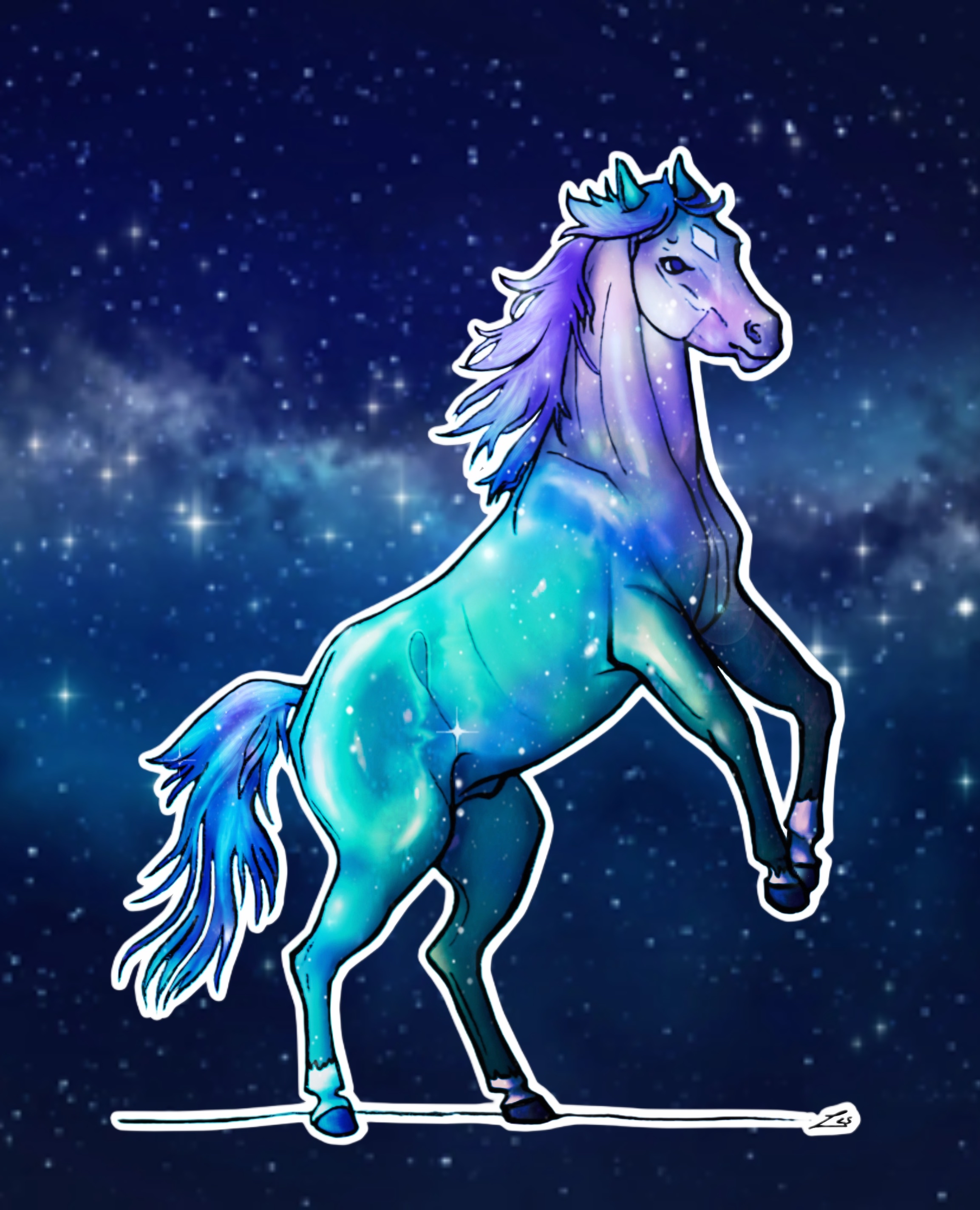 nebula the horsetest mascot